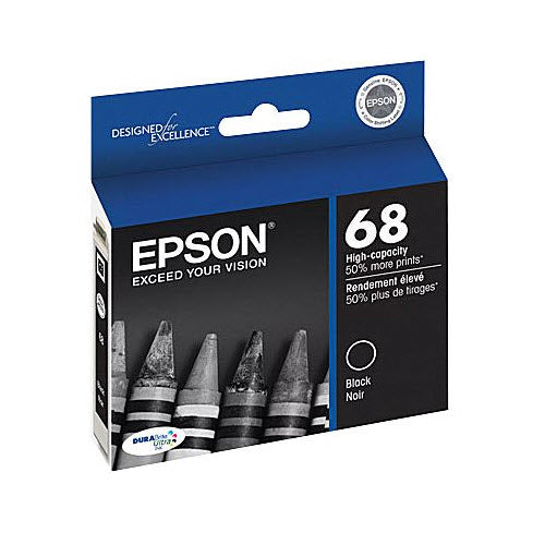 OEM Epson T068120 High Capacity Black Ink Cartridge Twin Pack