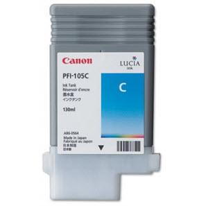 OEM Canon 3001B001AA (PFI-105C) Cyan Ink Cartridge