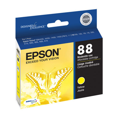 OEM Epson T088420 (T0884) Yellow Ink Cartridge
