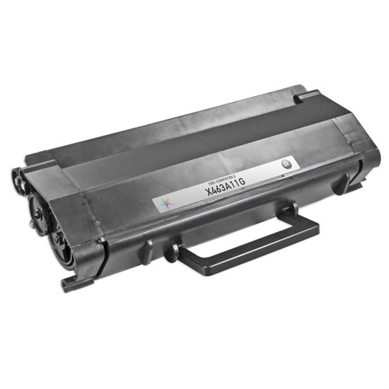 Compatible Lexmark X463A11G Black Laser Toner Cartridge (3,500 Pages)