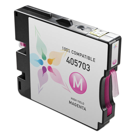 Compatible Ricoh 405703 High-Yield Magenta Ink Cartridge (4,000 Pages)