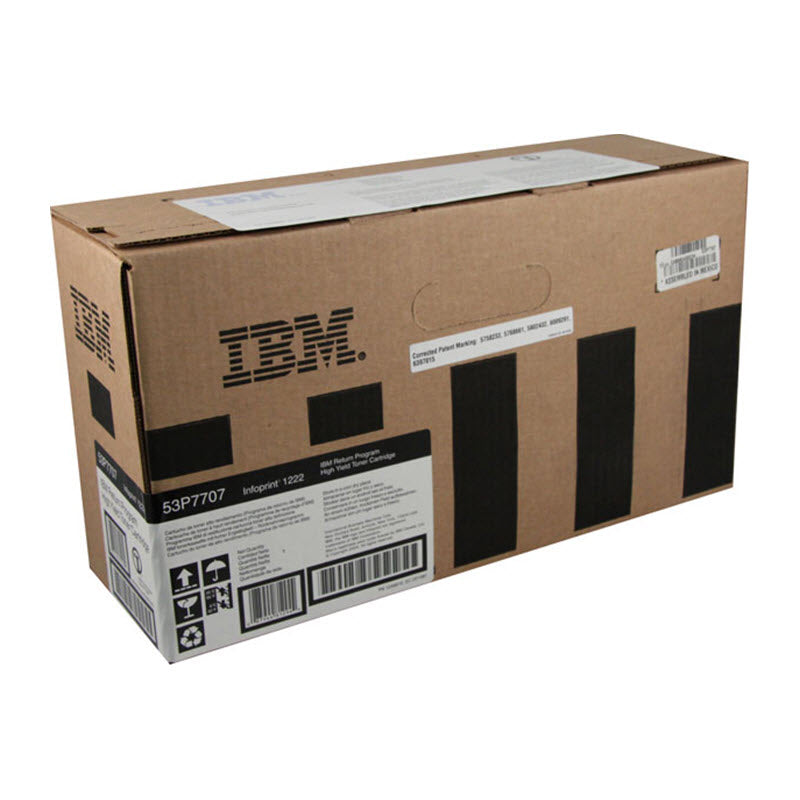OEM IBM 53P7707 High-Yield Black Laser Toner Cartridge (10,000 Pages)