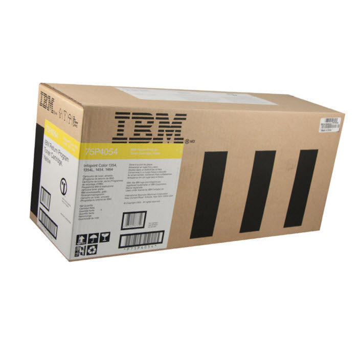 OEM IBM 75P4054 Yellow Laser Toner Cartridge (6,000 Pages)