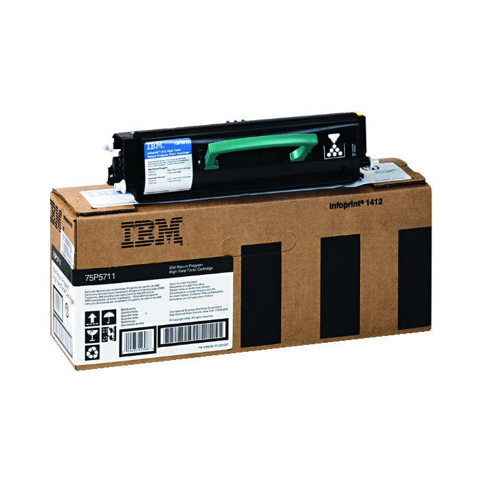 OEM IBM 75P5711 High-Yield Black Laser Toner Cartridge (6,000 Pages)