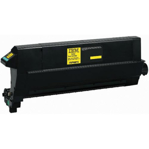 OEM IBM 75P6874 Yellow Laser Toner Cartridge (14,000 Pages)