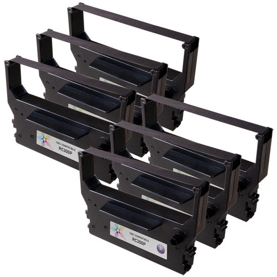 Compatible Star Micronics RC300P Purple POS Ribbon Cartridges - 6 Pack