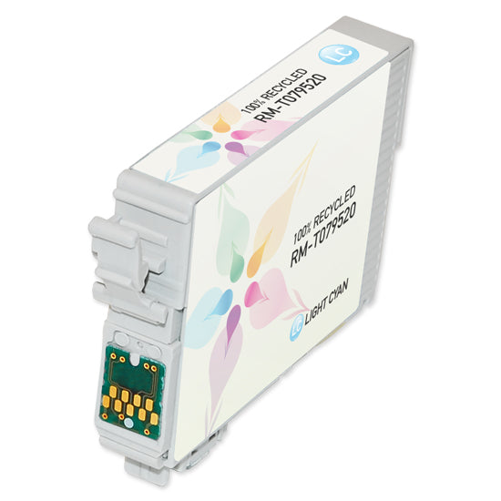 Remanufactured Epson T079520 High Yield Light Cyan Ink Cartridge (810 Pages)