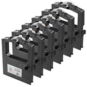 Compatible Okidata 52102001 Black Ribbon, 6-Pack