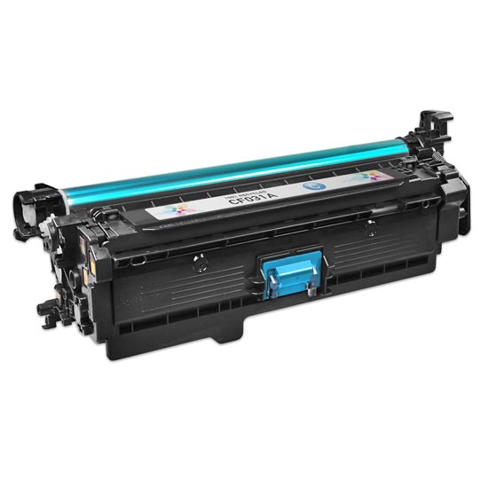 Remanufactured HP CF031A Cyan Laser Toner Cartridge