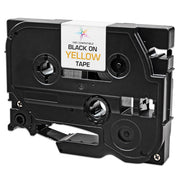 Compatible Brother TZe631 Black on Yellow Tape - 0.47 in x 26.2 ft (12 mm x 8 m)