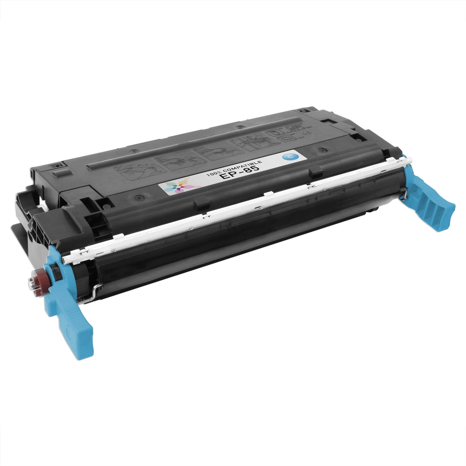 Remanufactured Canon 6824A004AA Cyan Laser Toner Cartridge (8,000 Pages)