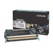 OEM Lexmark C748H1KG High-Yield Black Toner Cartridge (12,000 Pages)