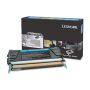 OEM Lexmark C748H1CG High-Yield Cyan Laser Toner Cartridge (10,000 Pages)