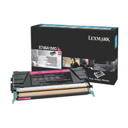 OEM Lexmark X746A1MG Magenta Laser Toner Cartridge (7,000 Pages)