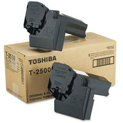 OEM Toshiba T2500 Black Laser Toner Cartridge (7,500 Pages) - 2 Pack