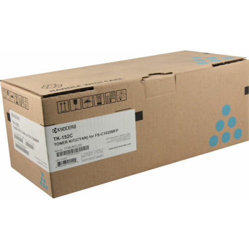 OEM Kyocera Mita TK152C Cyan Toner Cartridge (6,000 Pages)