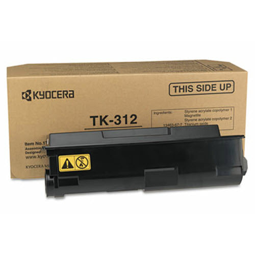 OEM Kyocera Mita TK312 Black Toner Cartridge (12,000 Pages)