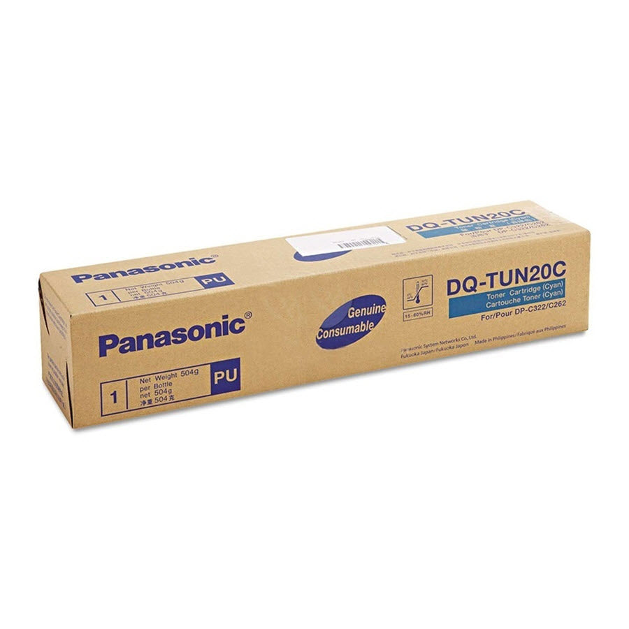 OEM Panasonic DQ-TUN20C Cyan Toner Cartridge (20,000 Pages)