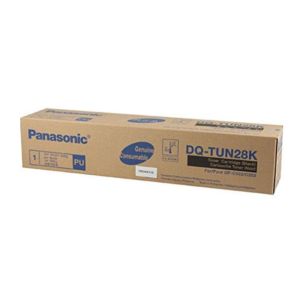OEM Panasonic DQ-TUN28K Black Laser Toner Cartridge (28,000 Pages)