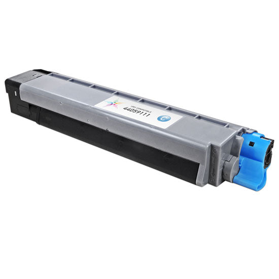 Compatible Okidata 44059111 Cyan Laser Toner Cartridge (8,000 Pages)