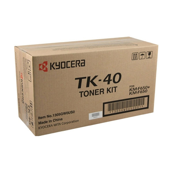 OEM Kyocera-Mita TK-40 Black Toner Cartridge (9,000 Pages)