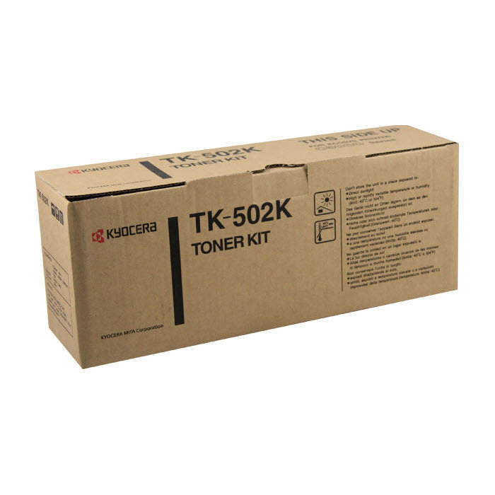 OEM Kyocera-Mita TK-502K Black Toner Cartridge (8,000 Pages)
