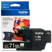 OEM Brother LC71BK Black Ink Cartridge (300 Pages)