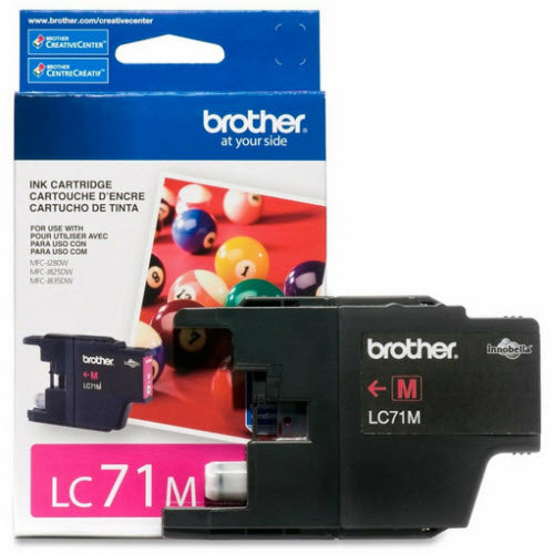 OEM Brother Innobella LC71M Magenta Ink Cartridge (300 Pages)