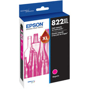 OEM Epson 822XL High Yield Magenta Ink Cartridge (1,100 Pages)