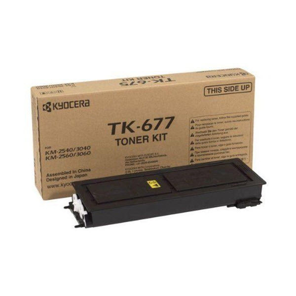 OEM Kyocera Mita TK-677 Black Toner Cartridge (20,000 Pages)