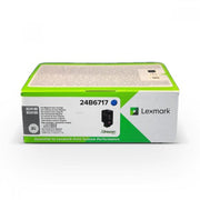 OEM Lexmark 24B6717 HY Cyan Toner Cartridge (13,000 Pages)