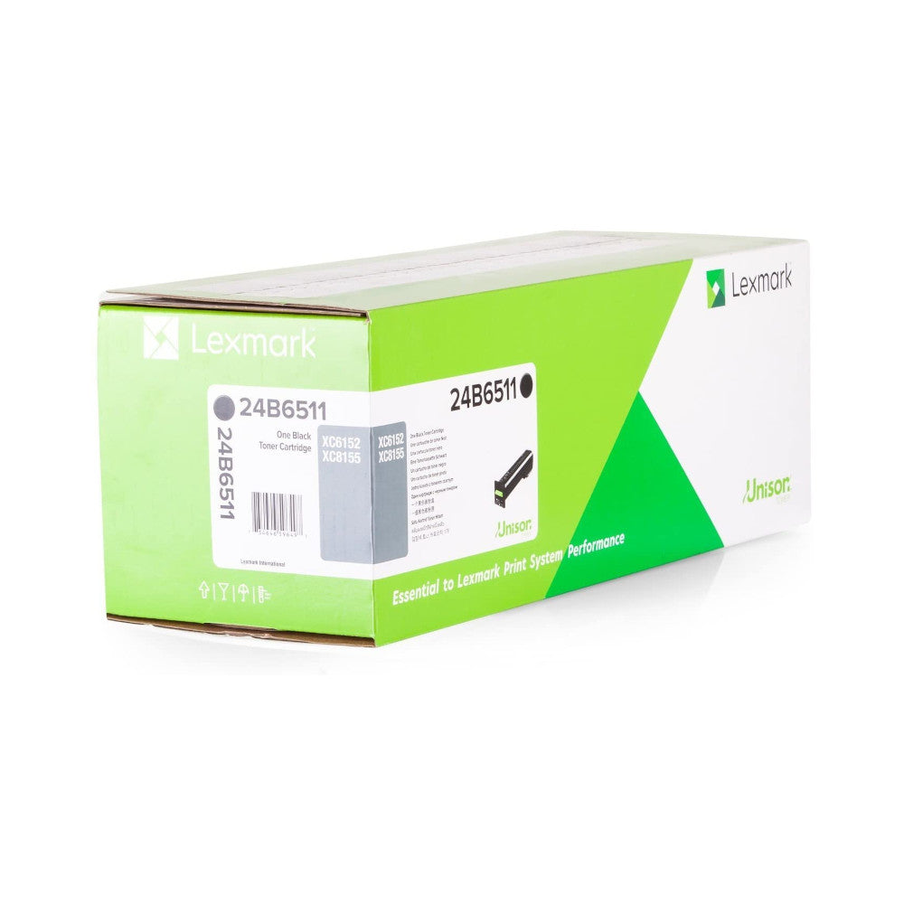 OEM Lexmark 24B6511 Extra HY Black Toner Cartridge (25,000 Pages)