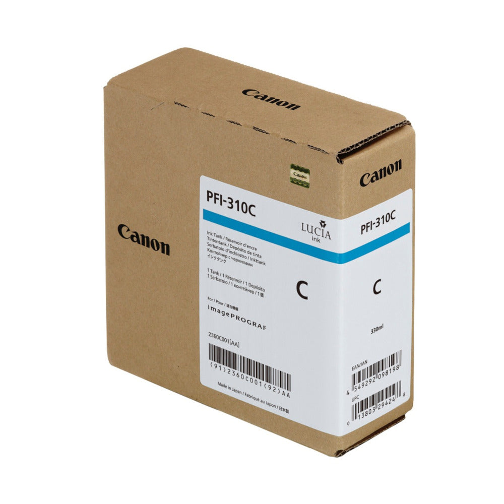 OEM Canon PFI-310 Cyan Ink Cartridge