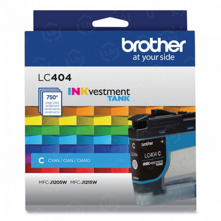 OEM Brother LC404C Cyan Ink Cartridge
