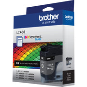 OEM Brother LC406BK Black Ink Cartridge (3,000 Pages)