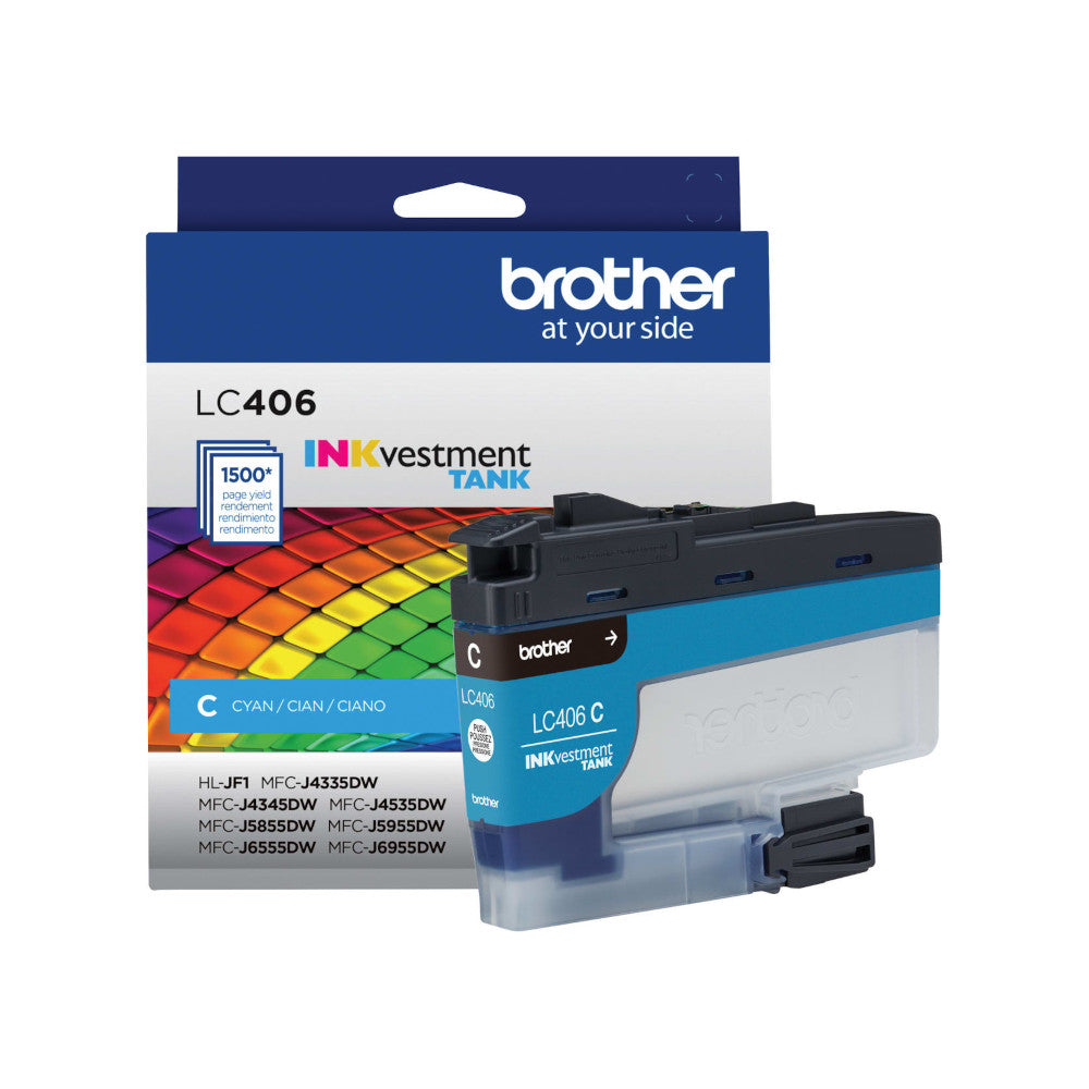OEM Brother LC406C Cyan Ink Cartridge