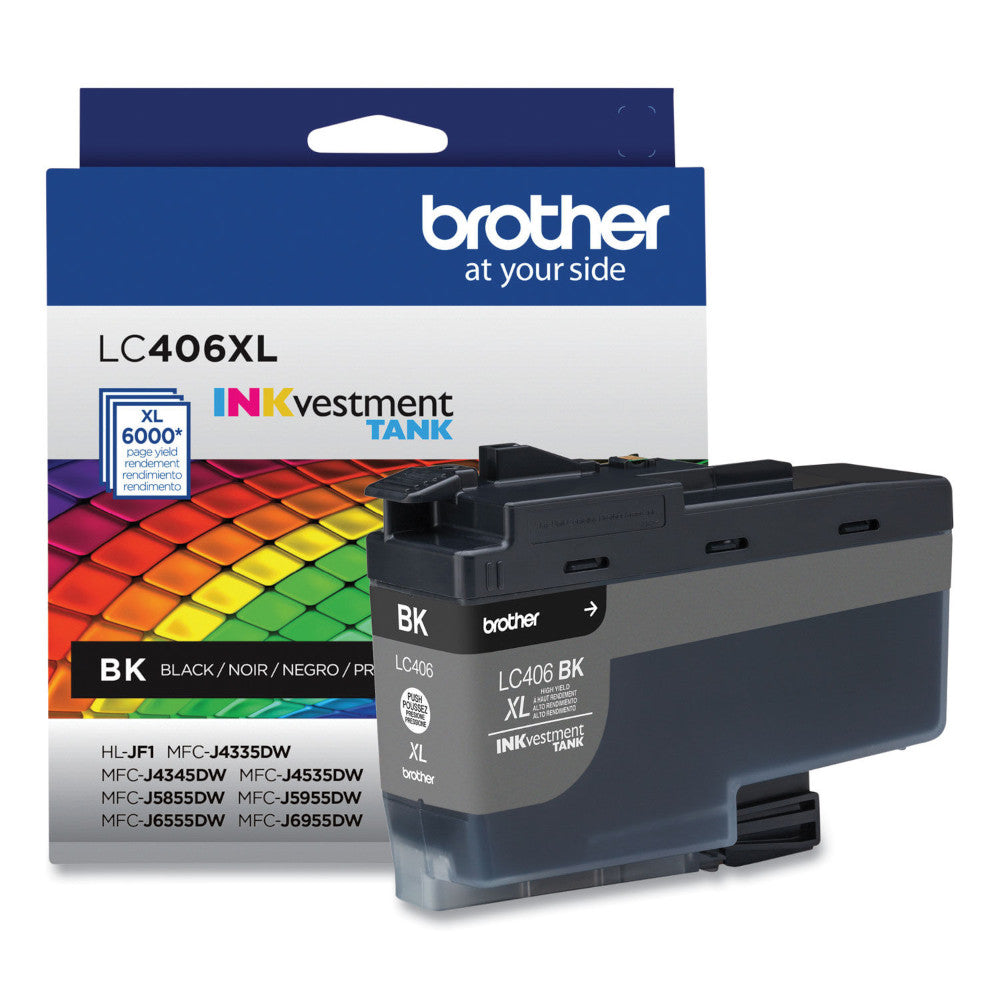 OEM Brother LC406XLBK HY Black Ink Cartridge (6,000 Pages)
