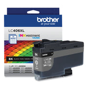OEM Brother LC406XLBK HY Black Ink Cartridge (6,000 Pages)