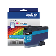 OEM Brother LC406XLC High Yield Cyan Ink Cartridge (5,000 Pages)