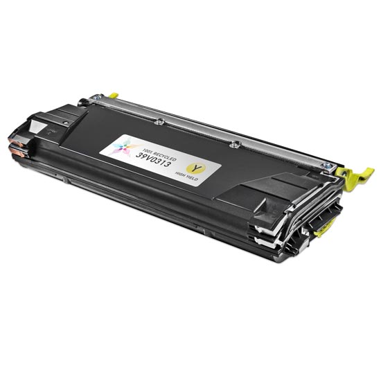 Remanufactured IBM 39V0313 Yellow High Yield Laser Toner Cartridge (5,000 Pages)