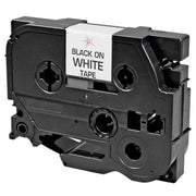 Compatible Brother TZe241 Black on White Tape - 0.7 in x 26.2 ft (18 mm x 8 m)