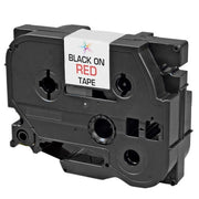 Compatible Brother TZe451 Black on Red Tape - 0.94 in x 26.2 ft (24 mm x 8 m)
