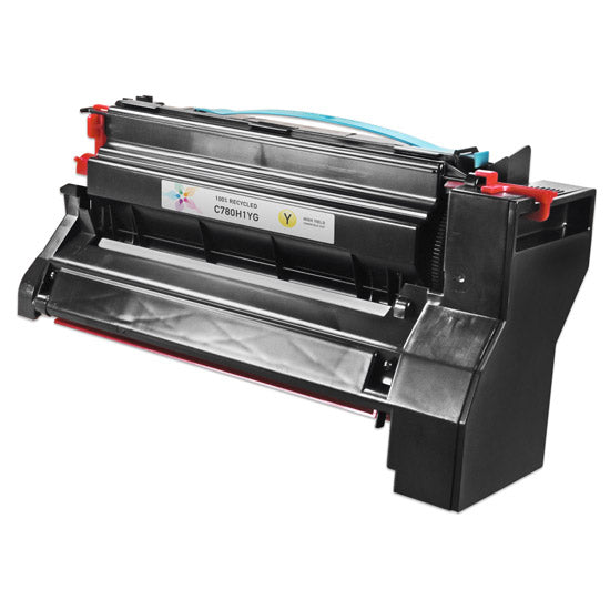 Remanufactured Lexmark C782X1YG Yellow Laser Toner Cartridge (15,000 Pages)