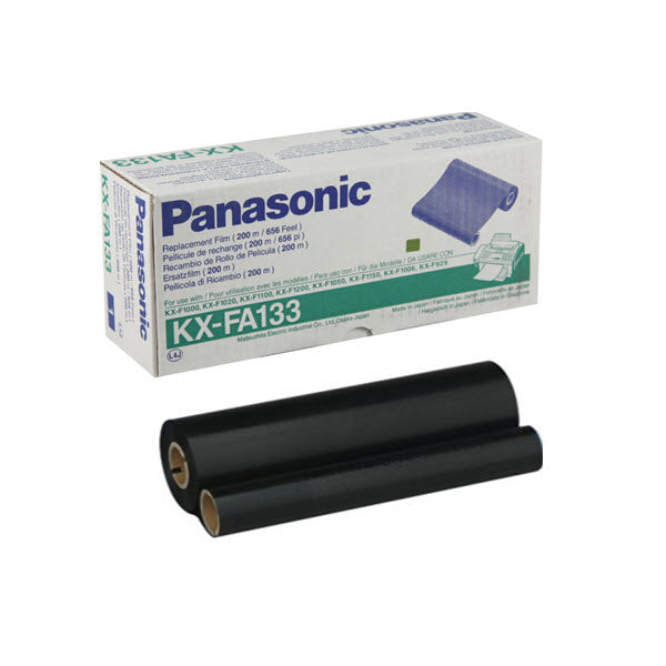 OEM Panasonic KX-FA133 Black Fax Refill Roll (650 Pages)