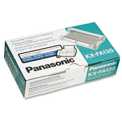 OEM Panasonic KX-FA135 Black Fax Cartridge with Roll (330 Pages)