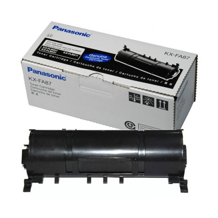 OEM Panasonic KX-FA87 Black Laser Toner Cartridge (3,500 Pages)