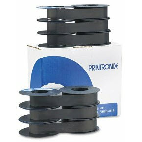 OEM Printronix 107675-005 Black Barcode Ribbon Cartridge 6-Pack