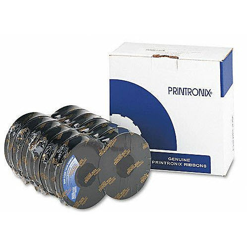 OEM Printronix 107675-008 Black Barcode Ribbon Cartridge 6-Pack