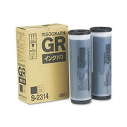OEM Risograph S2314 Black Ink Cartridge 2-Pack (20,000 Pages)