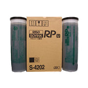 OEM Risograph S4202 Black Ink Cartridge 2-Pack